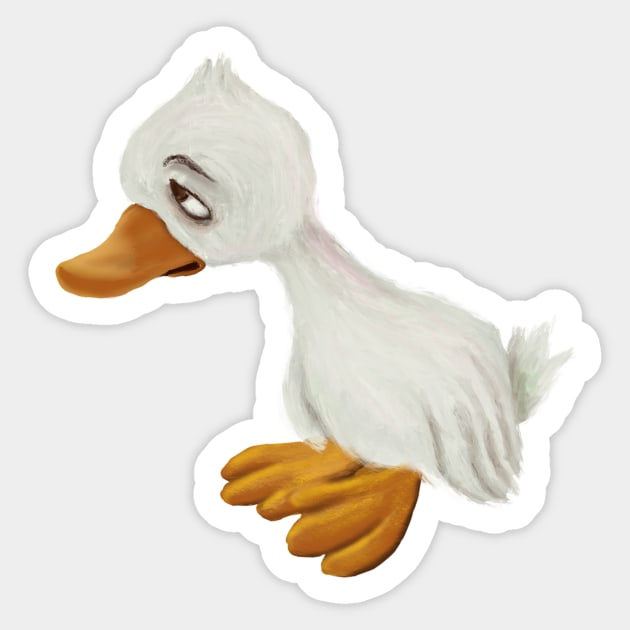 ugly duckling Sticker by rachelslanguage